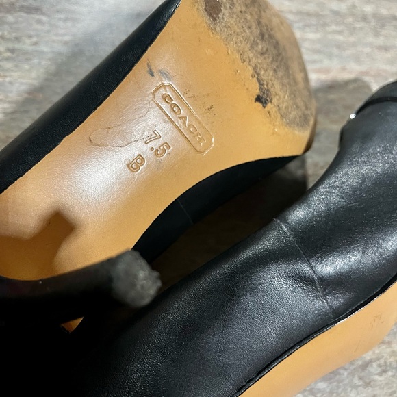 Coach Zuma pointy leather kitten heels - Picture 15 of 16